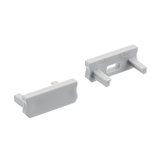 Product image for Kichler 1TEE1SWSFSSIL TE Standard Series Shallow Well SF End Caps Silver