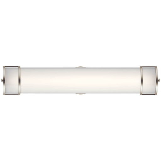 Product image for Kichler 11142NILED 24" Linear LED Vanity Light Brushed Nickel
