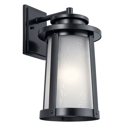 Product image for Kichler 49919BK Harbor Bay 18.5" 1 Light Wall Light Black