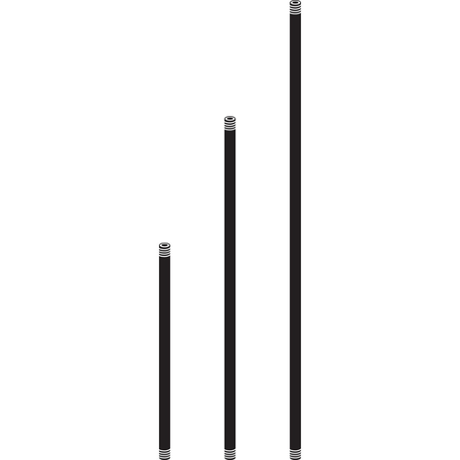 Product image for Kichler 15651AZT 12" Fixture Mounting Stems .25 NPSM Textured Architectural Bronze