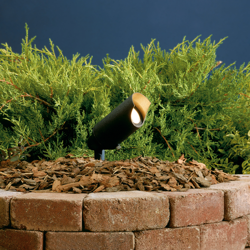 Product image for Kichler 15384BKT 12V 1 Light Mini Accent Light Textured Black