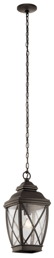 Product image for Kichler 49844OZ Tangier 1 Light Pendant Olde Bronze®