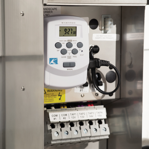 Product image for Kichler 15556WH Transformer Digital Timer 12V White