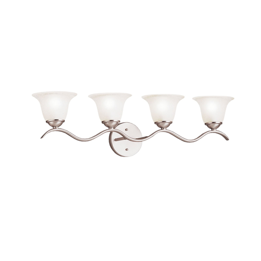 Product image for Kichler 6324NI Dover™ 4 Light Vanity Light Brushed Nickel