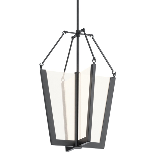 Product image for Kichler 52291BKLED Calters 19.75" LED Pendant Black