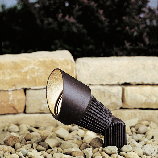 Product image for Kichler 15309AZT 12V 1 Light Accent Light Textured Architectural Bronze