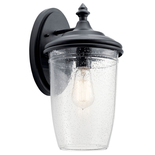 Product image for Kichler 49821BKT Yorke 1 Light Wall Light Textured Black