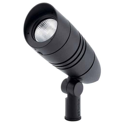 Product image for Kichler 16213BKT30 C-Series 3000K 10W Small Accent 40-Degree Textured Black