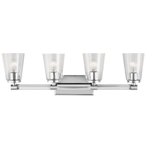 Product image for Kichler 45869CH Audrea™ 4 Light Vanity Light Chrome