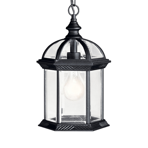 Product image for Kichler 9835BK Barrie 1 light Pendant in Black
