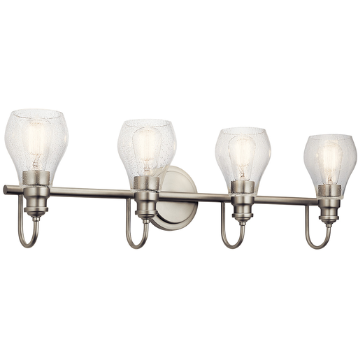 Product image for Kichler 45393NI Greenbrier™ 4 Light Vanity Light Nickel