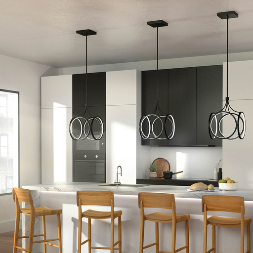 Product image for Kichler 83346MBK Ciri 19.75" Small LED Pendant Black