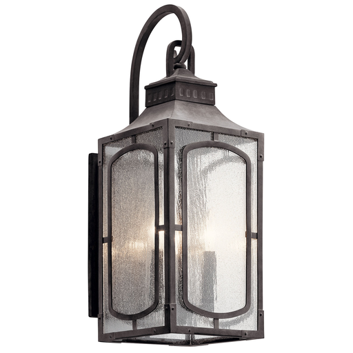 Product image for Kichler 49931WZC Bay Village™ 23" 3 Light Wall Light Weathered Zinc