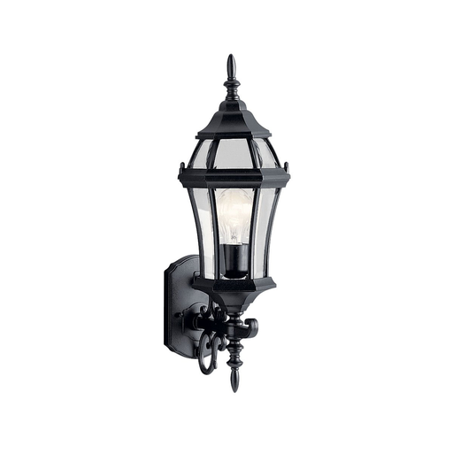 Product image for Kichler 9790BK Townhouse™ 21.5" 1 Light Wall Light Black