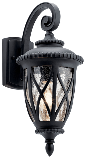 Product image for Kichler 49847BKT Admirals Cove™ 18.75" 1 Light Wall Light Textured Black