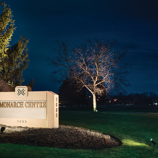 Product image for Kichler 16222AZT30 C-Series 3000K 23W Small Flood Knuckle Mount Textured Architectural Bronze