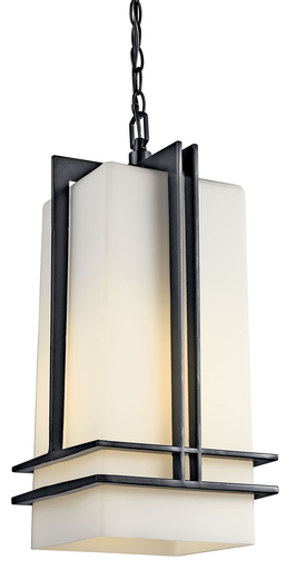 Product image for Kichler 49205BK Tremillo™ 1 Light Pendant Black
