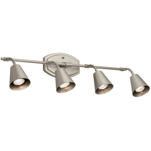 Product image for Kichler 52129SN Sylvia™ 4 Light Rail Light Satin Nickel