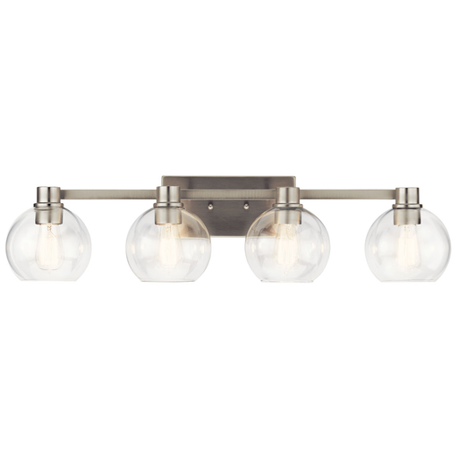 Product image for Kichler 45895NI Harmony 4 Light Vanity Light Brushed Nickel