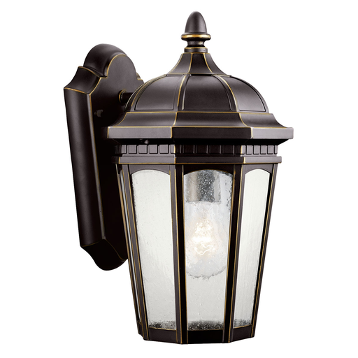 Product image for Kichler 9032RZ Courtyard™ 11" 1 Light Wall Rubbed Bronze™