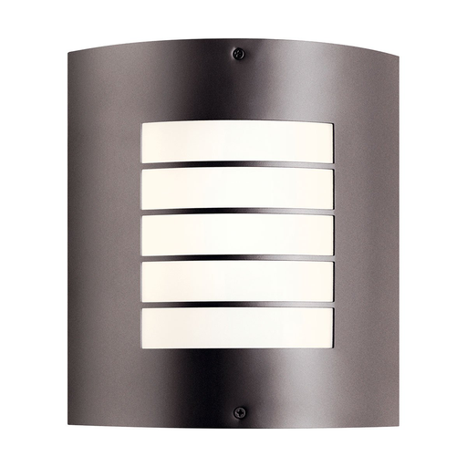 Product image for Kichler 6040AZ Newport™ 1 Light Wall Light Architectural Bronze
