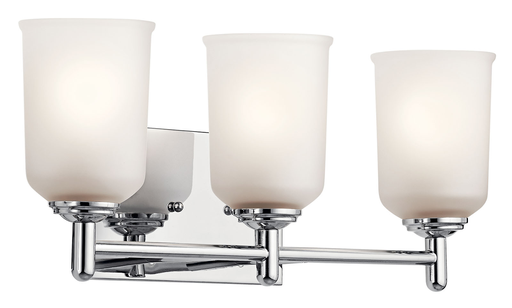 Product image for Kichler 45574CH Shailene™ 3 Light Vanity Light Chrome