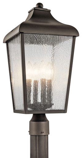 Product image for Kichler 49739OZ Forestdale™ 4 Light Post Light Olde Bronze®