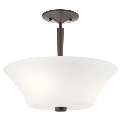 Product image for Kichler 43669OZ Aubrey™ 3 Light Semi Flush Olde Bronze®