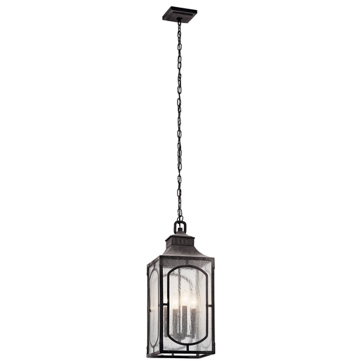 Product image for Kichler 49933WZC Bay Village™ 4 Light Pendant Weathered Zinc