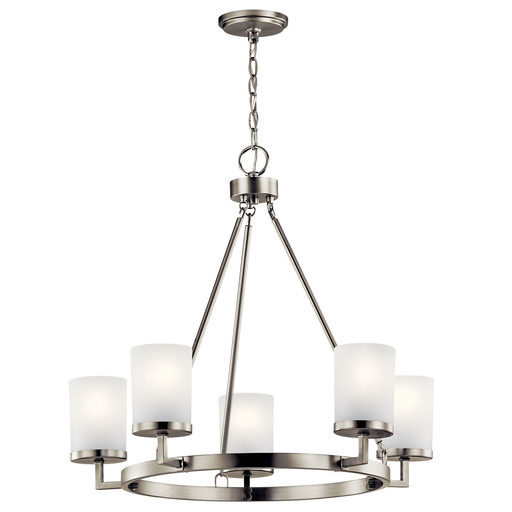 Product image for Kichler 44036NI Daimlen™ 5 Light Chandelier Brushed Nickel