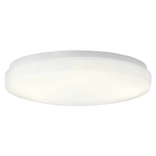 Product image for Kichler 10768WHLED Ceiling Space 16" LED Flush Mount White