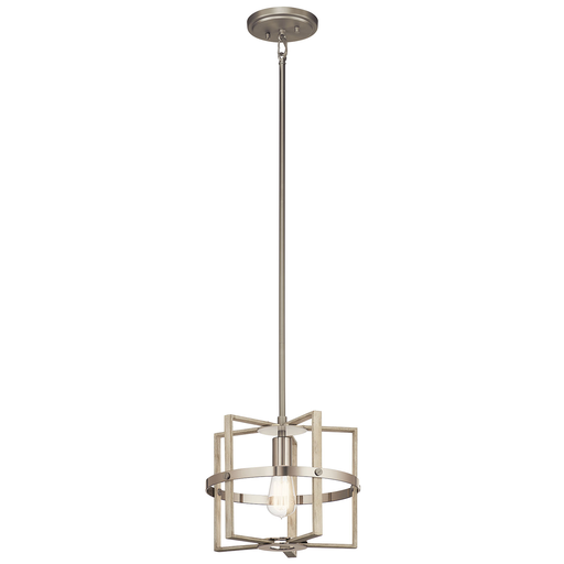 Product image for Kichler 44291WWW Peyton 1 Light Pendant White Washed Wood