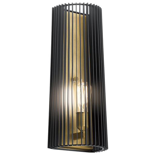 Product image for Kichler 44170BK Linara 1 Light Wall Sconce Black