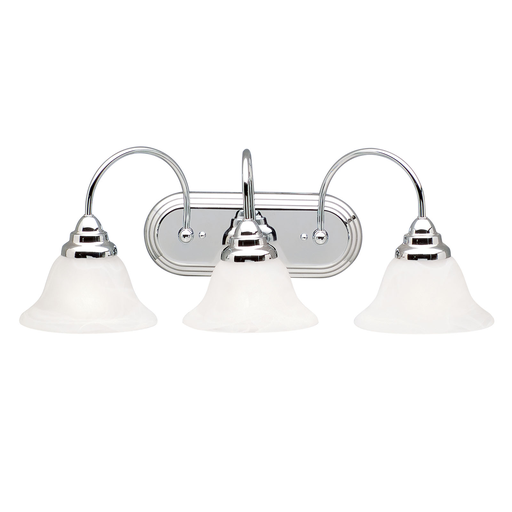 Product image for Kichler 5993CH Telford™ 3 Light Vanity Light Chrome