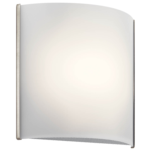 Product image for Kichler 10797NILED 8" LED Wall Sconce Brushed Nickel