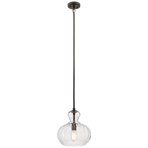 Product image for Kichler 43955OZ Riviera 1 Light Pendant Olde Bronze®