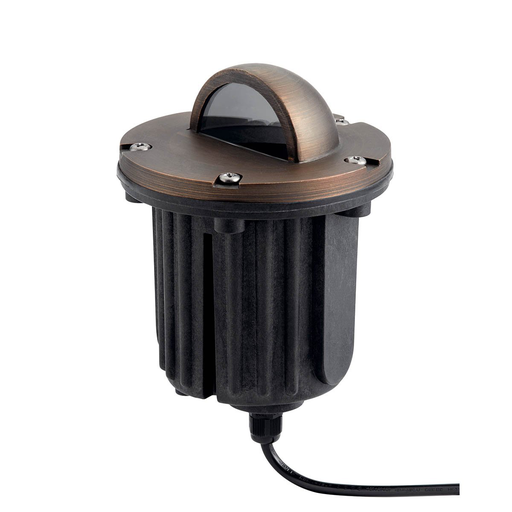 Product image for Kichler 15499CBR 12V Brass Side Throw In-Ground Centennial Brass