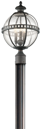 Product image for Kichler 49604LD Halleron™ 3 Light Post Light Londonderry™