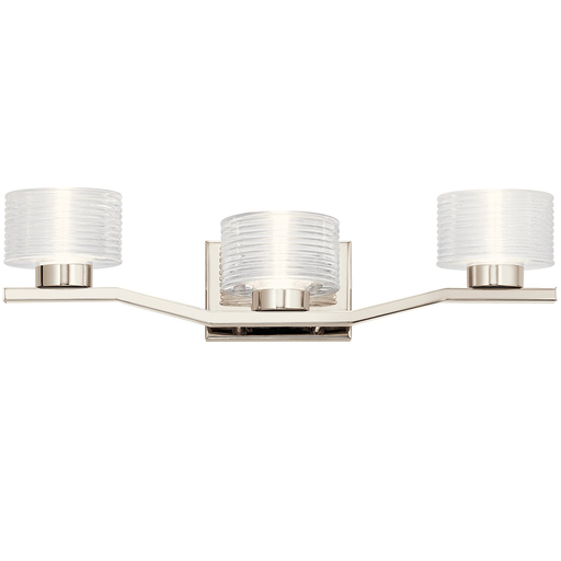 Product image for Kichler 45723PNLED Lasus™ 3 Light LED Vanity Light