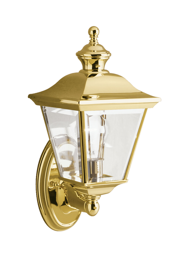 Product image for Kichler 9713PB Bay Shore™ 20" 1 Light Wall Light Polished Brass