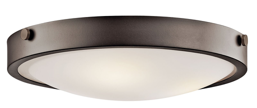 Product image for Kichler 42275OZ Lytham™ 3 Light Flush Mount Olde Bronze®
