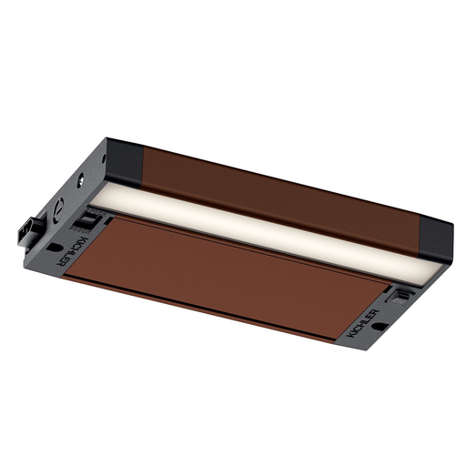 Product image for Kichler 6UCSK08BZT 6U 8" 2700K/3000K LED Cabinet Light Textured Bronze