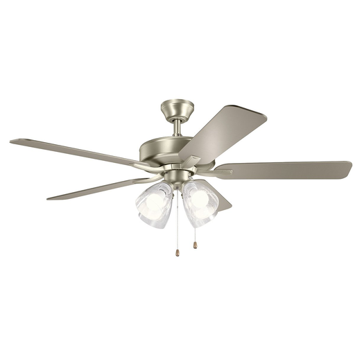 Product image for Kichler 330016NIS 52" Basics Pro Premier Brushed Nickel Fan