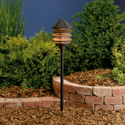 Product image for Kichler 15205AZT Three Tier 120V Textured Architectural Bronze