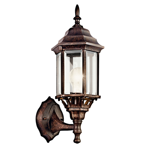 Product image for Kichler 49255TZ Chesapeake™ 17" 1 Light Wall Light Tannery Bronze™