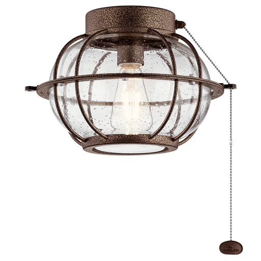 Product image for Kichler 380945WCP Bridge Point LED Outdoor Light Kit Weathered Copper