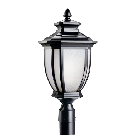 Product image for Kichler 9938BK Salisbury™ 1 Light Post Light Black