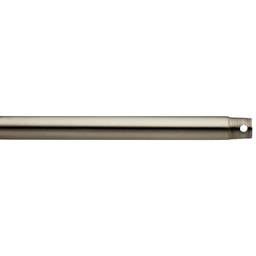 Kichler 360000BSS Dual Threaded 12" Downrod Brushed Stainless Steel