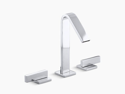 Loure® - Widespread bathroom sink faucet - Polished Chrome
