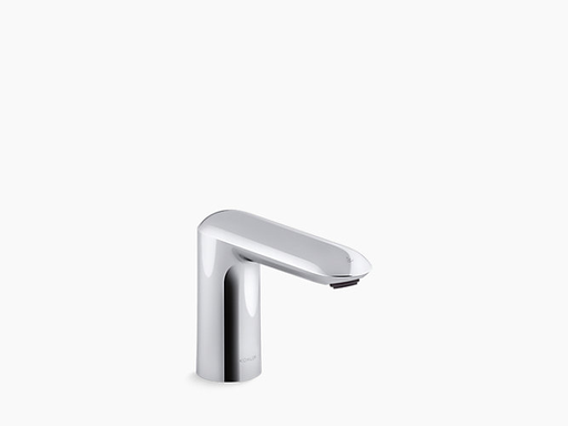 Kumin® - Touchless faucet with Kinesis™ sensor technology and temperature mixer, AC-powered - Polished Chrome